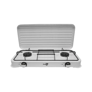 Fornello a gas, piano cottura con due bruciatori SG-6002 Starlux Fornello a gas 2 Fuochi Campeggio Camper