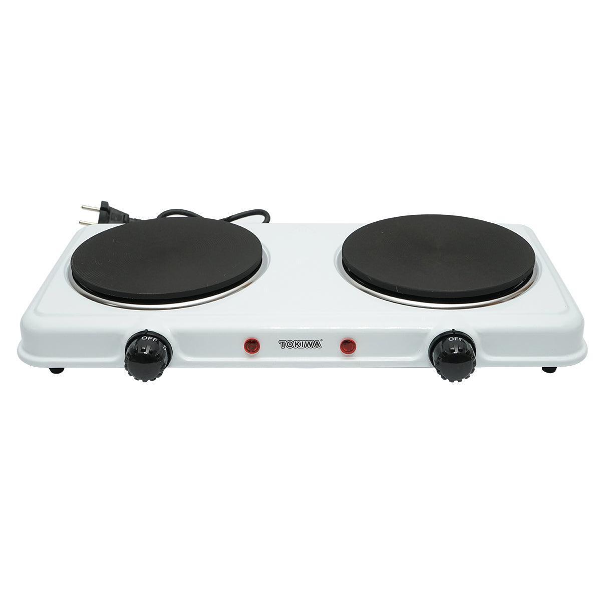 Piastra elettrica 220V, con 2 fornelli, 2000W, 470x250x70mm Piastra riscaldante