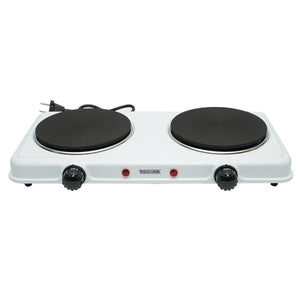 Piastra elettrica 220V, con 2 fornelli, 2000W, 470x250x70mm Piastra riscaldante