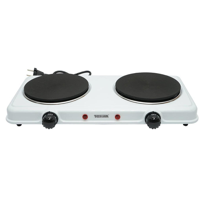 Piastra elettrica 220V, con 2 fornelli, 2000W, 470x250x70mm Piastra riscaldante