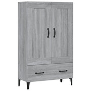 Credenza | Madia | Buffet da pranzo | Armadio da pranzo Grigio Sonoma 70x31x115 cm in Legno Multistrato