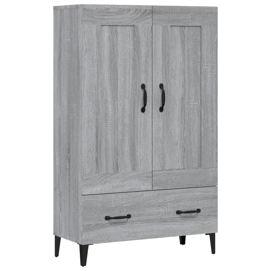 Credenza | Madia | Buffet da pranzo | Armadio da pranzo Grigio Sonoma 70x31x115 cm in Legno Multistrato