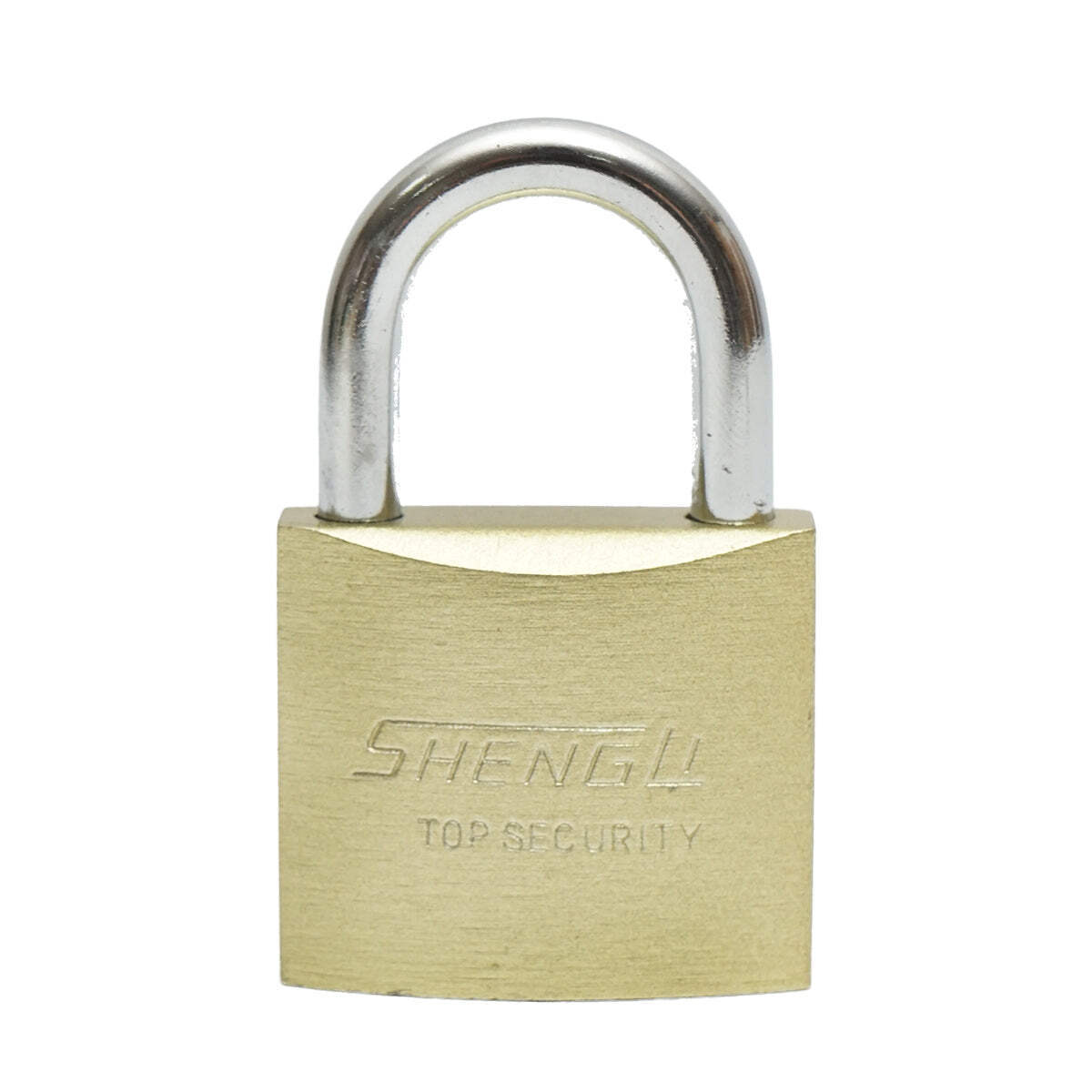 Lucchetto con 3 chiavi dorate 38mm