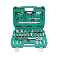 Set di chiavi a bussola 1/2, cricchetto Trainer 32 pezzi Breckner Germany