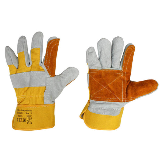 Guanti da lavoro in pelle di cotone con rinforzo sul palmo taglia 10 Breckner Germany