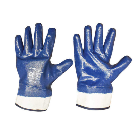 Guanti da lavoro in gomma completamente blu taglia 10 Breckner Germany
