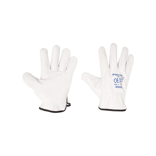 Guanti da lavoro in morbida pelle di bovino taglia L Breckner Germany