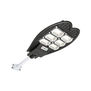 Lampada solare LED 300W per illuminazione stradale con pannello solare e sensore di movimento con attacco a palo