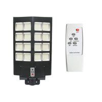Lampada solare illuminazione stradale a LED 800W, 6500K, IP65 con pannello solare sensore di movimento telecomando
