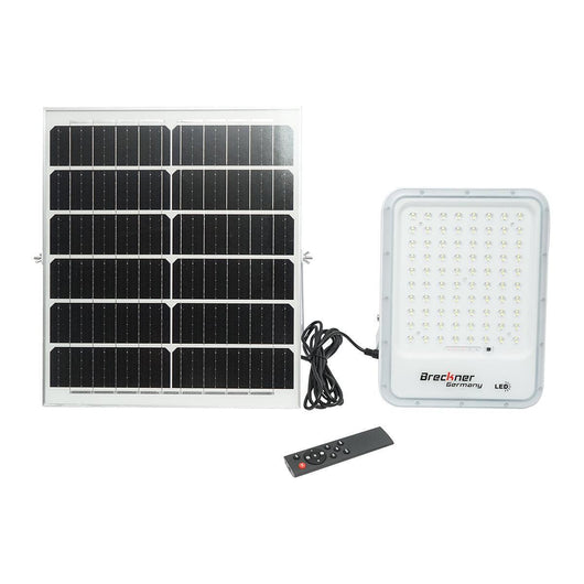 Proiettore LED 20W con pannello solare 35W, telecomando, batteria 3,2V/30Ah