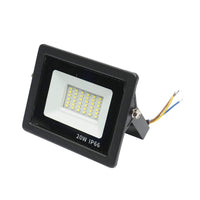 Proiettore LED 20W, 220V, 6500K, 118x93x28mm IP66