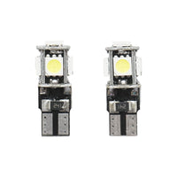 Set di 2 lampadine LED SMD 12V T10 0,16A luce fredda B