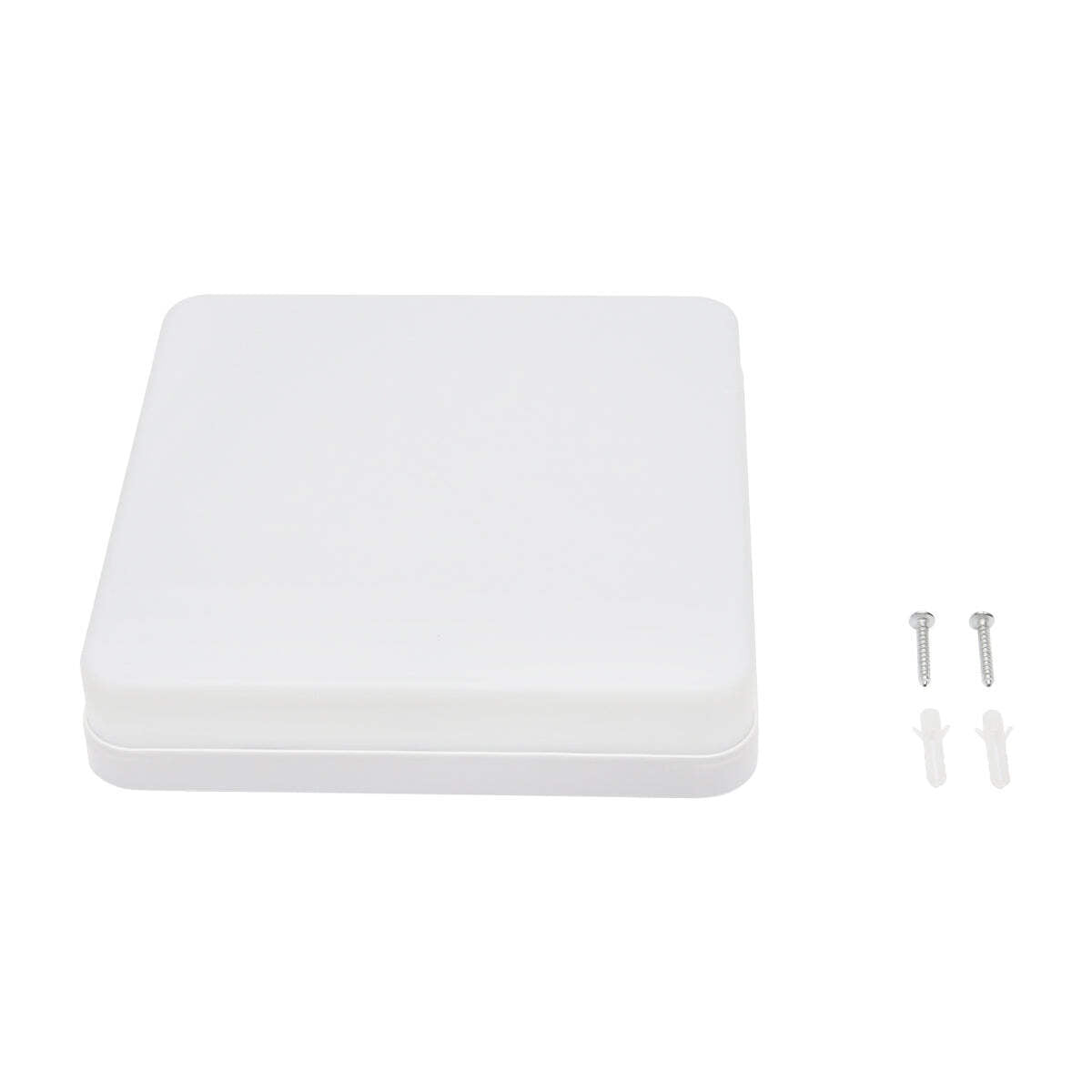 Plafoniera LED 24W, 220V, IP20, 180 mm, apparecchio quadrato resistente all'umidità per interni/esterni