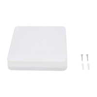 Plafoniera LED 24W, 220V, IP20, 180 mm, apparecchio quadrato resistente all'umidità per interni/esterni