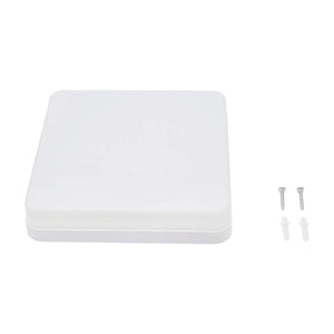 Plafoniera LED 24W, 220V, IP20, 180 mm, apparecchio quadrato resistente all'umidità per interni/esterni