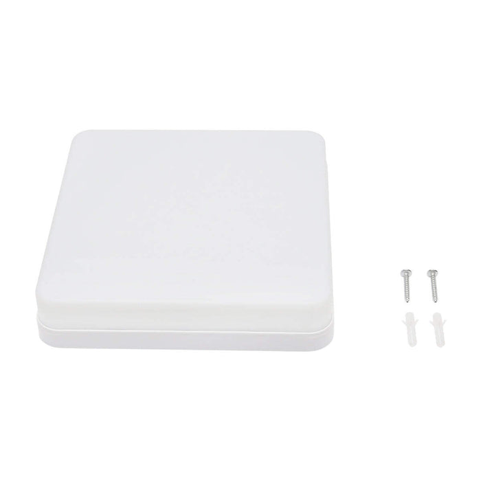 Plafoniera LED 24W, 220V, IP20, 180 mm, apparecchio quadrato resistente all'umidità per interni/esterni