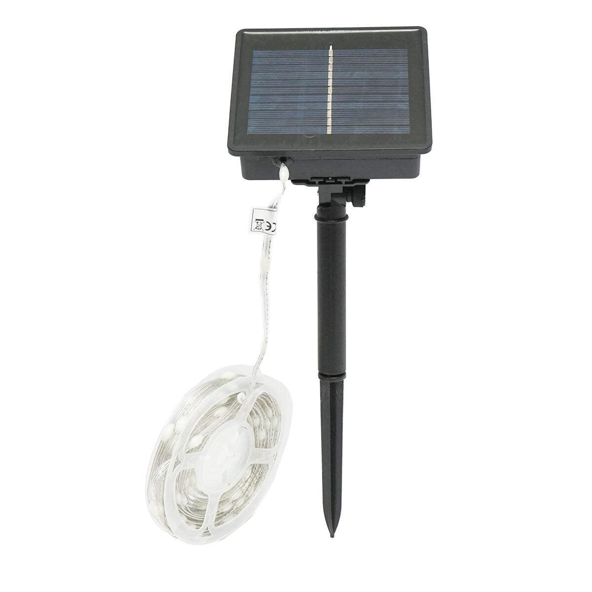 Striscia LED con pannello solare 5V, 5m, telecomando RGB+IC IP65