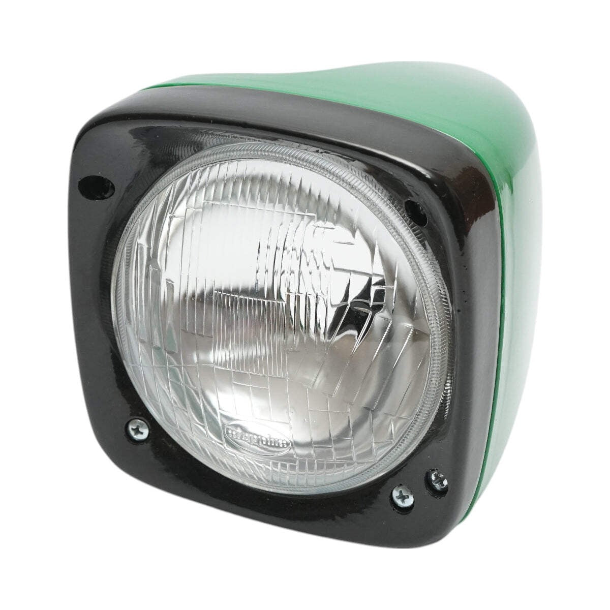 Faro anteriore sinistro per trattore John Deere, diametro 129 mm, codice OEM DE13524.