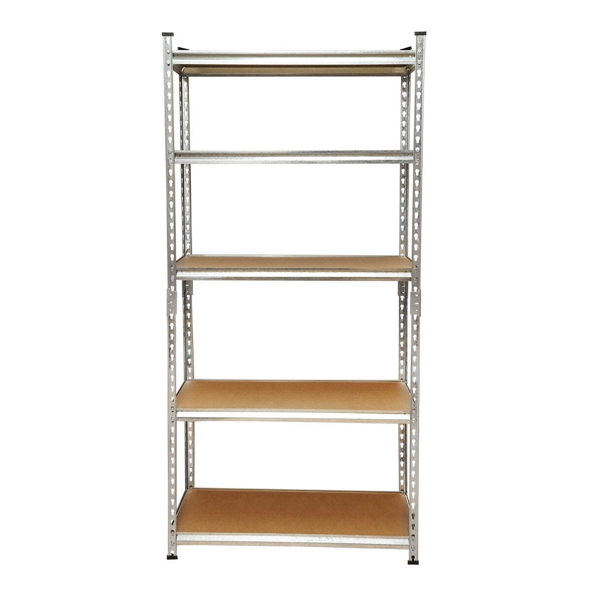 Scaffale in metallo con 5 ripiani in MDF, 180x90x30 cm, 120 kg/ripiano, montaggio senza viti