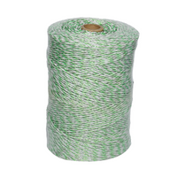 Filo per Recinto Elettrico, Lunghezza 500 mt, Ø3mm. 6x0.3mm. SS, 0.31 Ohm/m, colore Bianco/Verde, Recinzioni Elettriche Baisan