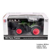 Trattore giocattolo telecomandato DoubleE RC 1:16 2,4 Ghz, luci, suoni, portata 25 m, velocità 2,16 km/h
