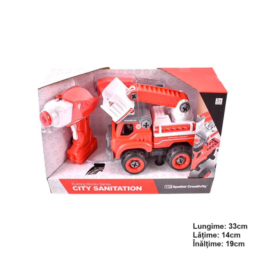 Camion dei pompieri giocattolo telecomandato