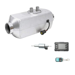 RISCALDATORE D’ARIA RISCALDATORI DA PARCHEGGIO PER L'AUTO RISCALDATORE PER AUTO 12V, 5KW, display LCD, con telecomando e candela Kyocera