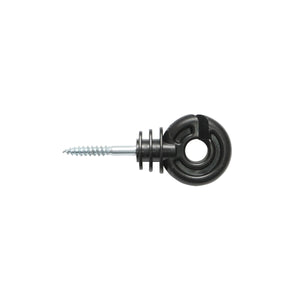 ISOLATORI PER RECINTO ELETTRICO ISOLATORI per Pali in Legno MATERIALE PP NERO OPACO isolatore recinzioni elettriche BRECKNER GERMANY