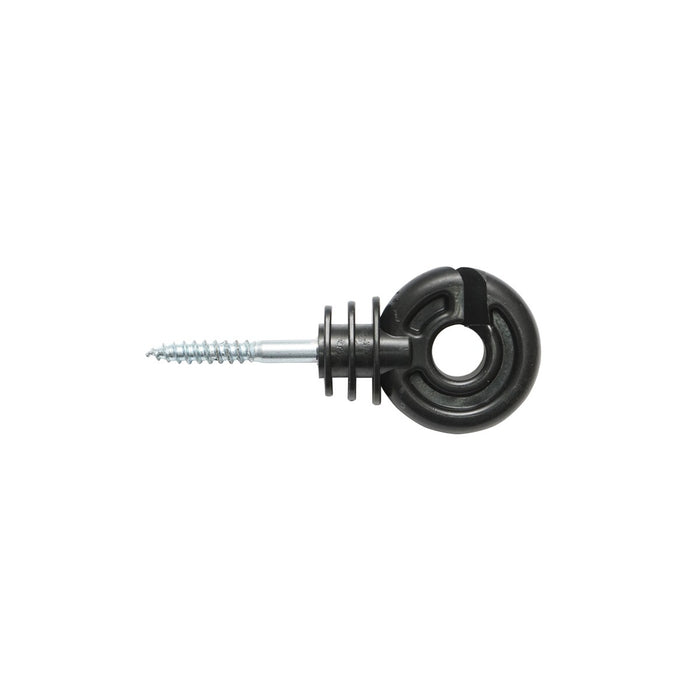 ISOLATORI PER RECINTO ELETTRICO ISOLATORI per Pali in Legno MATERIALE PP NERO OPACO isolatore recinzioni elettriche BRECKNER GERMANY