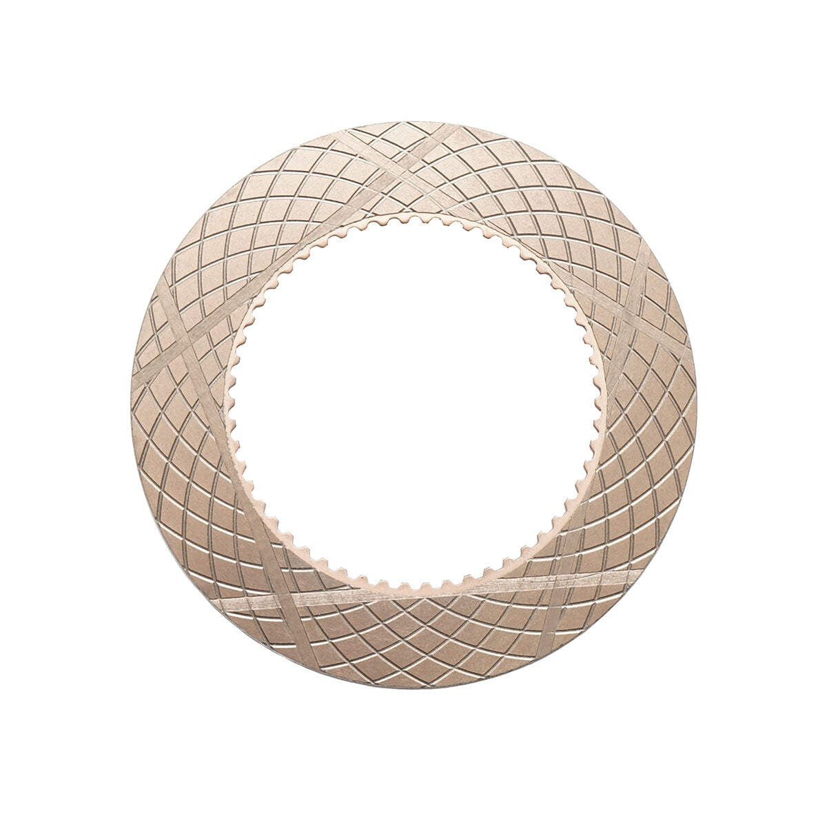 Disco frizione per trattori John Deere, dimensioni 177,8 x 112,6 x 2,9 mm, codice OEM RE23000, equivalente Breckner Germany.