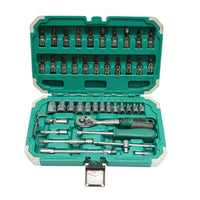 Set di chiavi a bussola, torx, esagonali con cricchetto 46 pezzi Breckner Germany