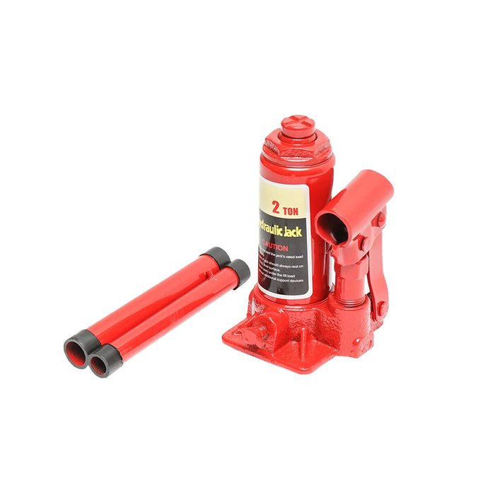 Cric a bottiglia idraulico 2 tonnellate Martinetto Idraulico Jack Bottiglia 2 Ton