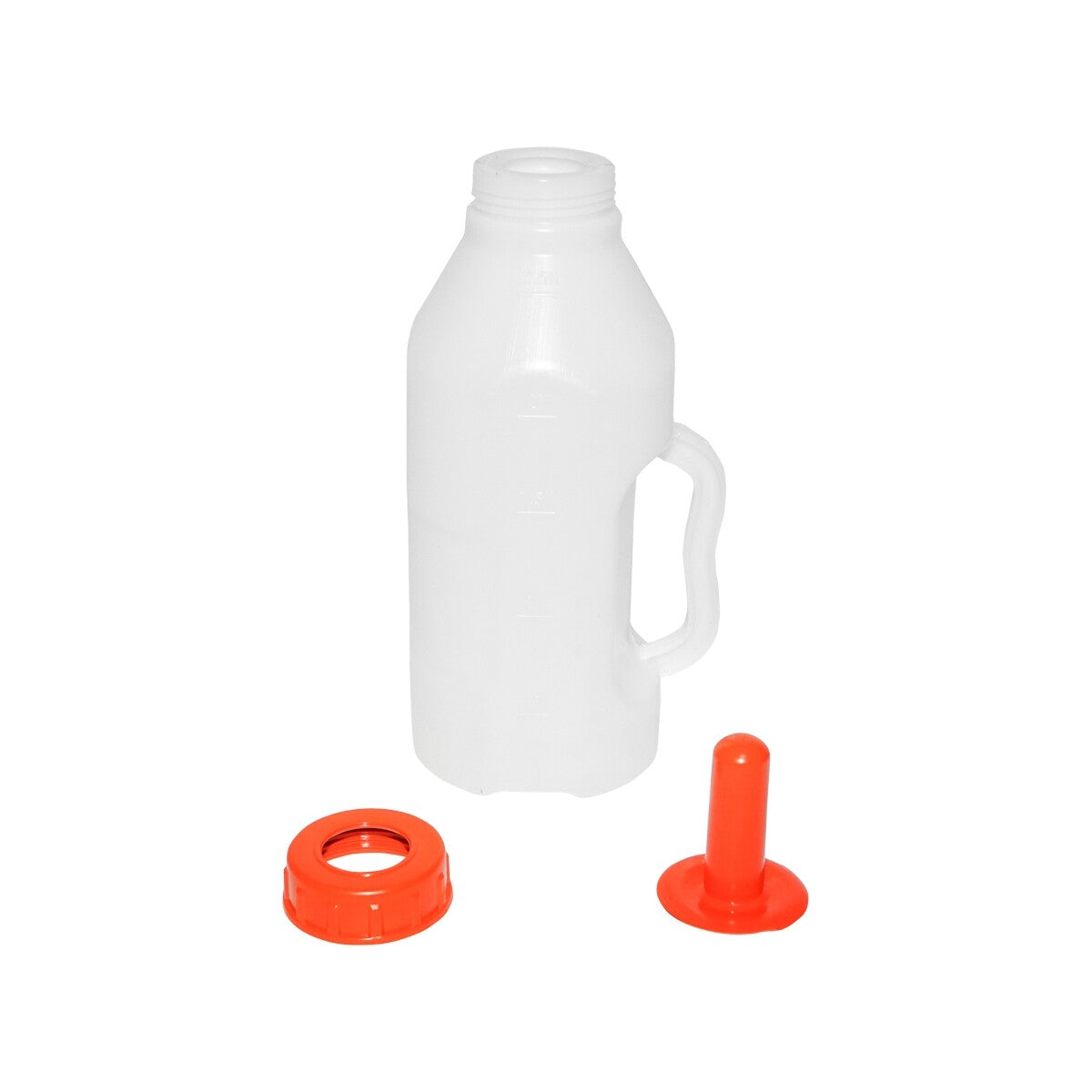 Abbeveratoio Bottiglia per allevamento di vitelli o agnelli abbeveratoio per latte 2,5L Breckner Germany