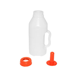 Abbeveratoio Bottiglia per allevamento di vitelli o agnelli abbeveratoio per latte 2,5L Breckner Germany