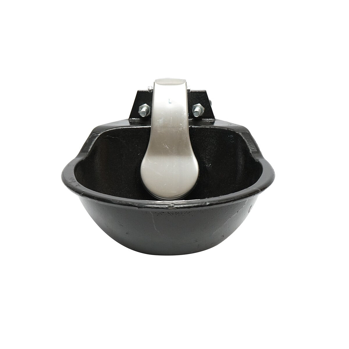 Abbeveratoio in ghisa con Paletta a Pressione 2.5L, abbeveratoio Automatico in ghisa per bovini e Cavalli Breckner Germany