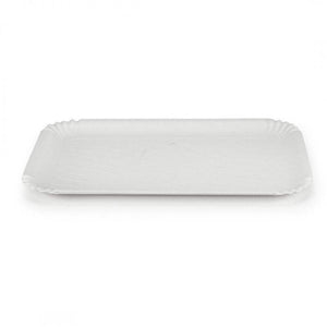 250 PEZZI Vassoio Rettangolare in Fibra di cellulosa 17x23 CM