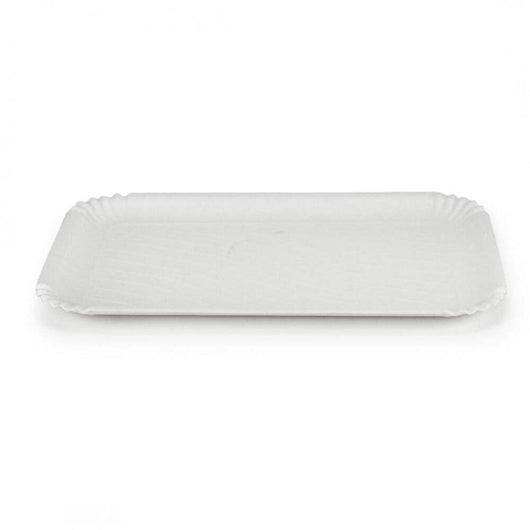 250 PEZZI Vassoio Rettangolare in Fibra di cellulosa 17x23 CM