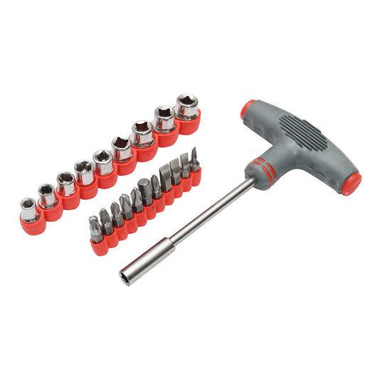 Set da 21 pezzi Breckner Germany con punta e cacciavite tubolare con impugnatura