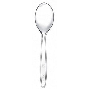 Cucchiai Lux Riutilizzabili/Lavabili, Trasparenti 50 pezzi