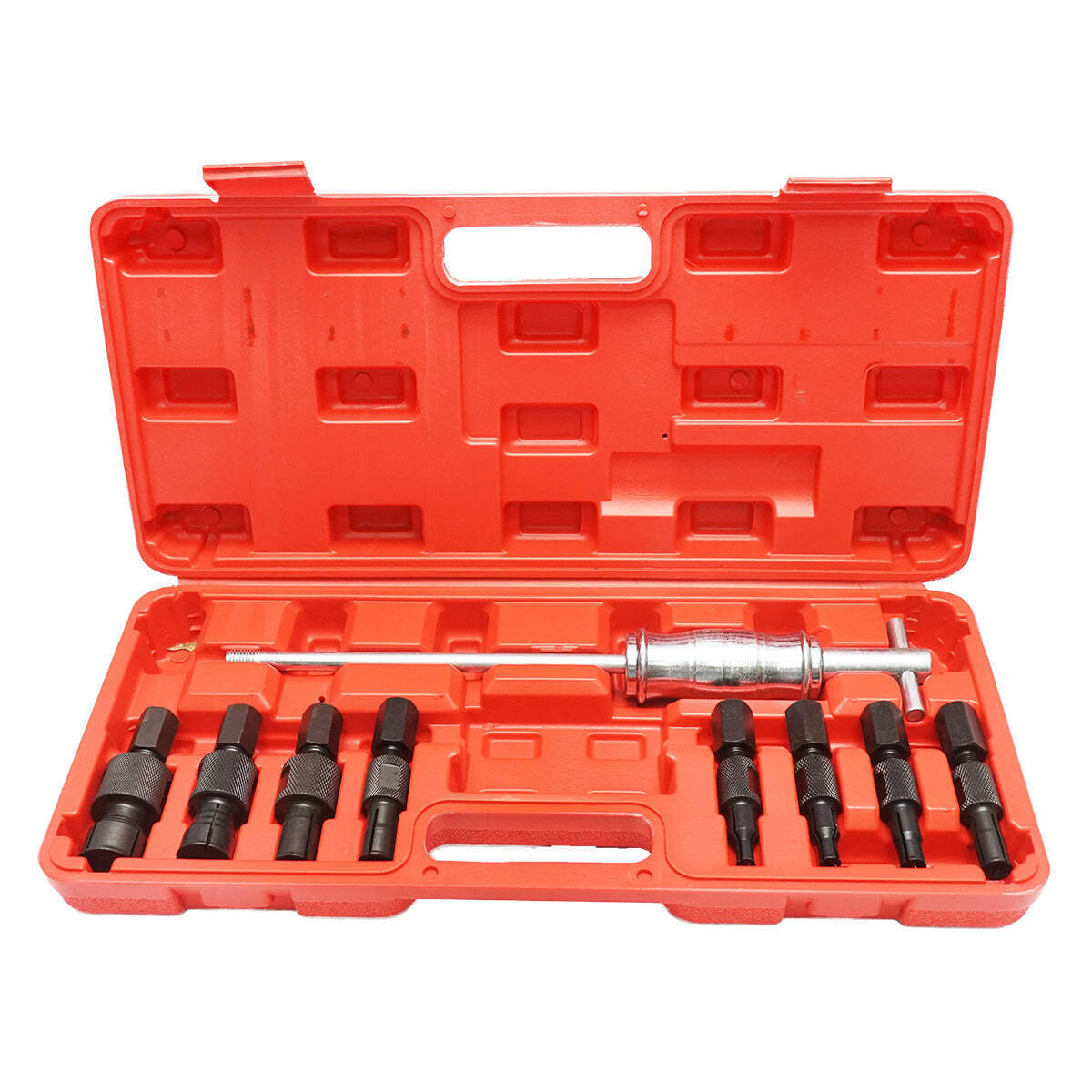 Set di pressa estrattore per iniettori, boccole, cuscinetti interni con martello scorrevole inerziale 8-32mm
