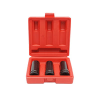 Set di bussole per la rimozione dei prigionieri delle ruote e delle viti usurate, 3 pezzi Breckner Germany