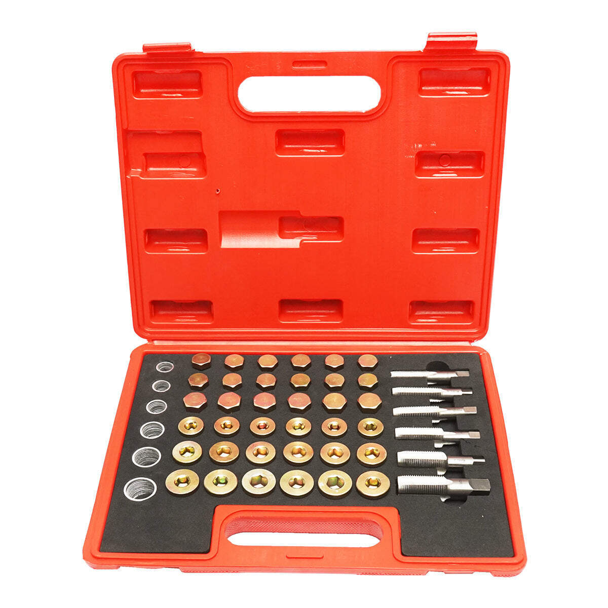 Set di riparazione filettatura tappo coppa dell'olio, 114 pezzi Breckner Germany