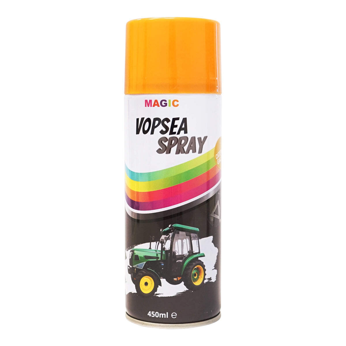 Spray vernice auto giallo tipo Caterpillar professionale ad asciugatura rapida, 450 ml MAGIC