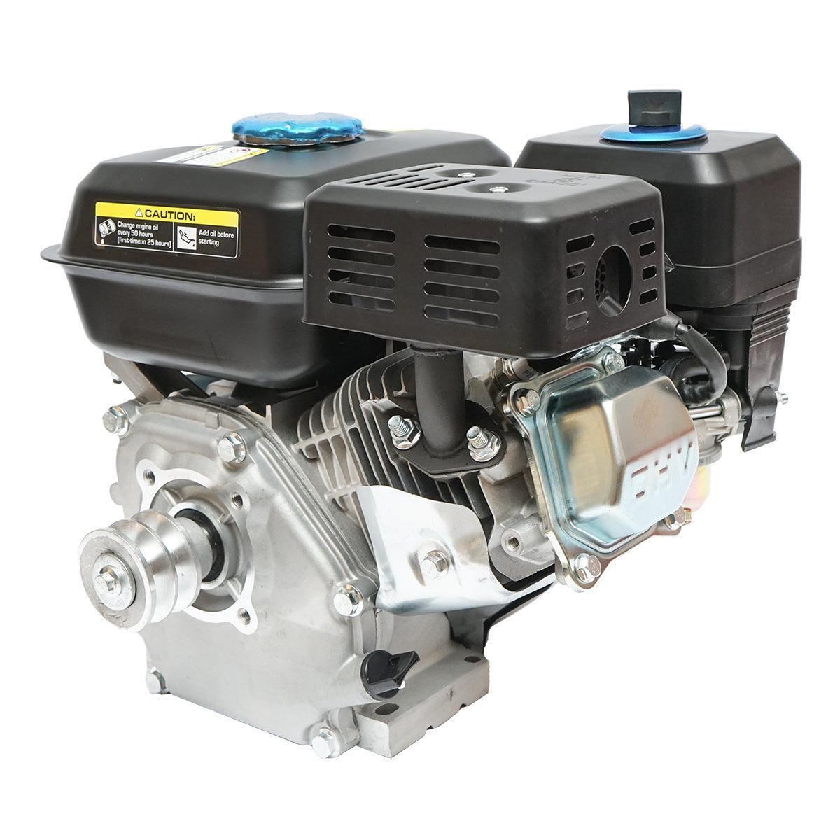 Motore a Scoppio 7,5 CV, Motore a Benzina 4 Tempi 242cc con Albero Ø 20 mm e Puleggia, Avviamento a Strappo Breckner Germany