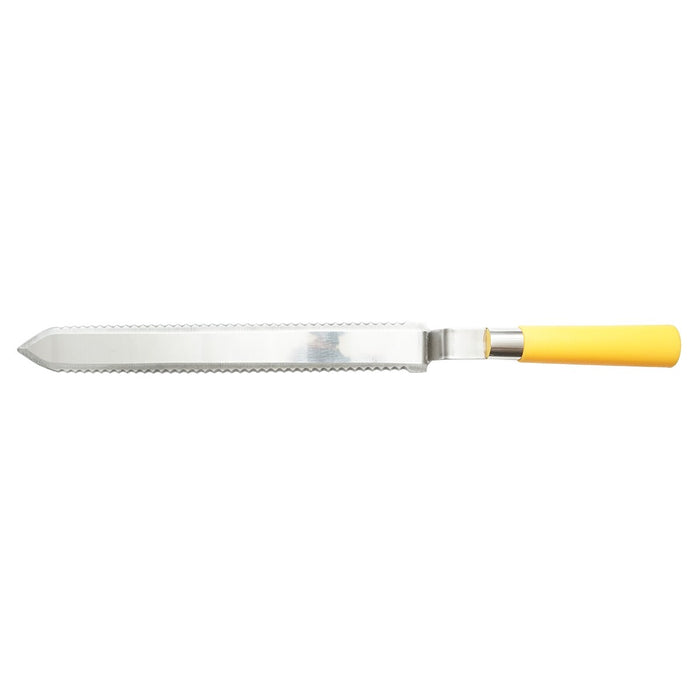 DISOPERCOLATORE lama seghettata acciaio inox 400 mm Coltello Disopercolatore lama seghettata