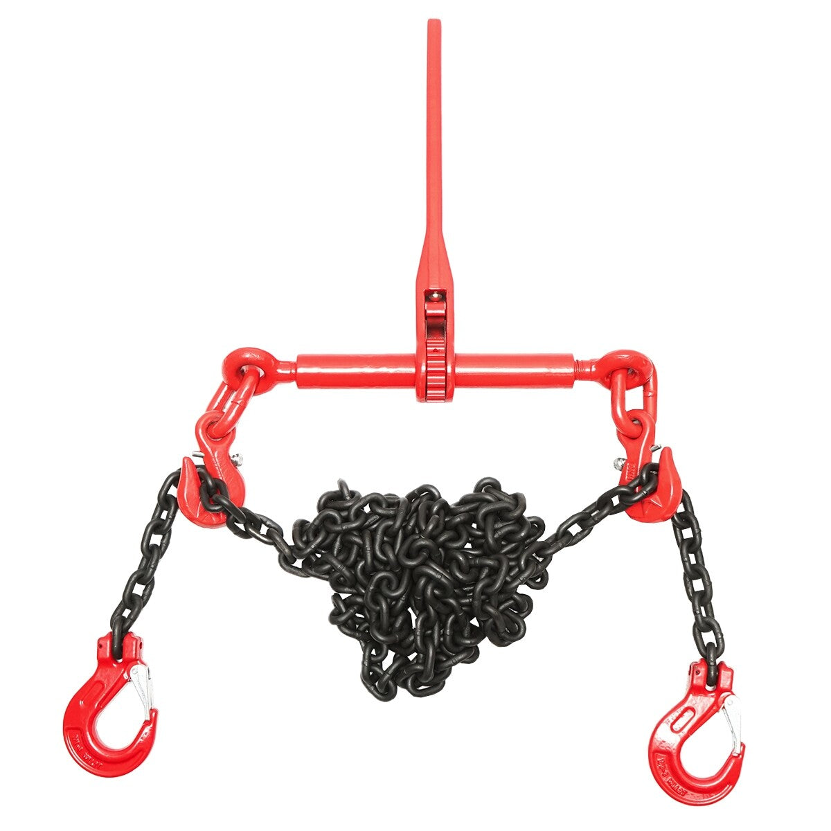 Catena di ancoraggio con tenditore a cricchetto, 4T, lunghezza 4m, spessore 8mm