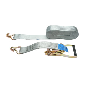 Cinghia di Ancoraggio Merci Cinghia di fissaggio, 12m x 50mm 2000kg, Cinghia a cricchetto e gancio