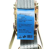 Cinghia di Ancoraggio Merci Cinghia di fissaggio, 12m x 50mm 2000kg, Cinghia a cricchetto e gancio