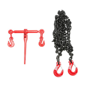 Catena di ancoraggio con tenditore a cricchetto, 6.3T, lunghezza 6m, spessore 10mm