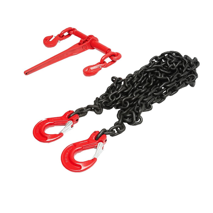 Catena di ancoraggio con tenditore a cricchetto, 6.3T, lunghezza 6m, spessore 10mm